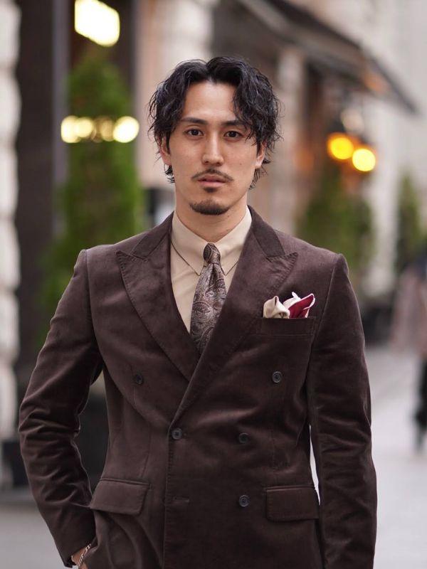 結婚式スーツ　ウッディ着用写真